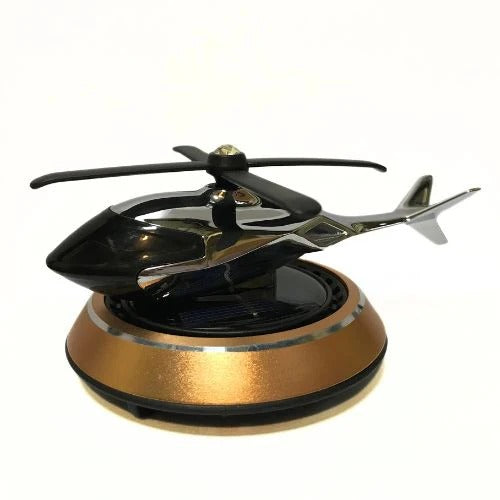 DECORA™ Solar Apache – Rotating Stealth Helicopter Decor