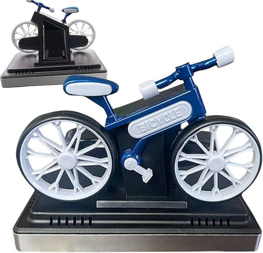 DECORA™ Solar Cycle – Rotating Classic Bicycle Car Decor