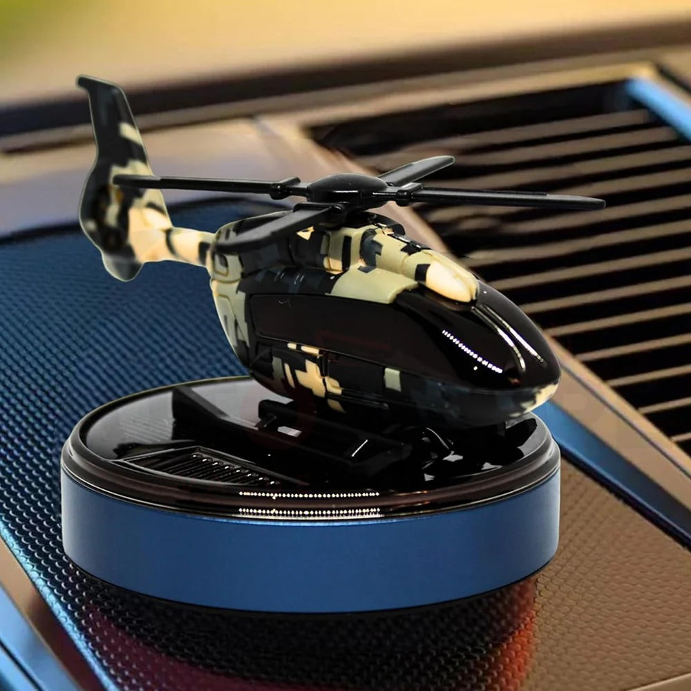 DECORA™ Solar Recon – Camo Stealth Helicopter Decor