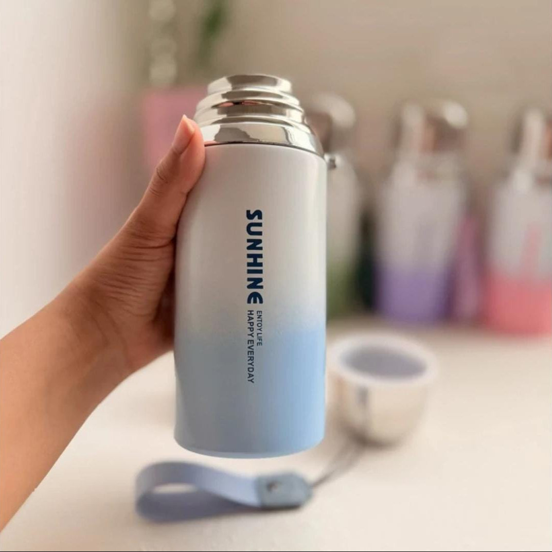 Sunshine stain less steel water bottle
