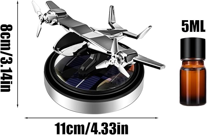 DECORA™ Lucky Jet - Stealth Solar-Kinetic Car Fragrance