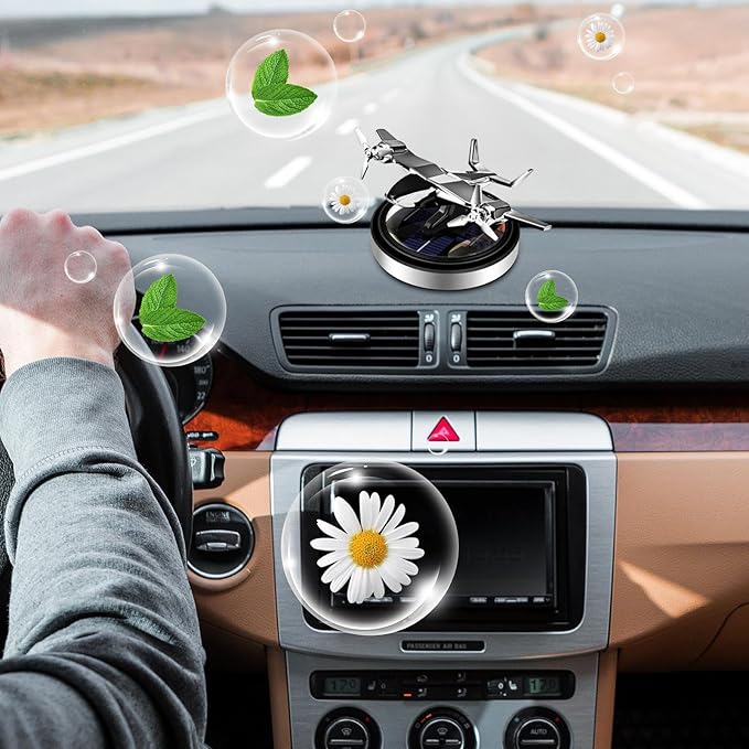 DECORA™ Lucky Jet - Stealth Solar-Kinetic Car Fragrance