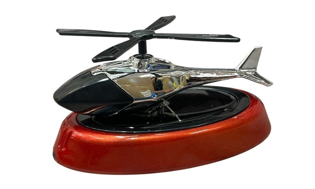 DECORA™ Solar Apache – Rotating Stealth Helicopter Decor