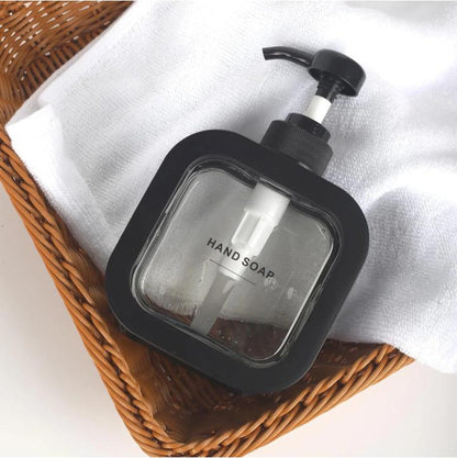 DECORA™ Premium Square Liquid Soap Dispenser – Modern Refillable Pump Bottle
