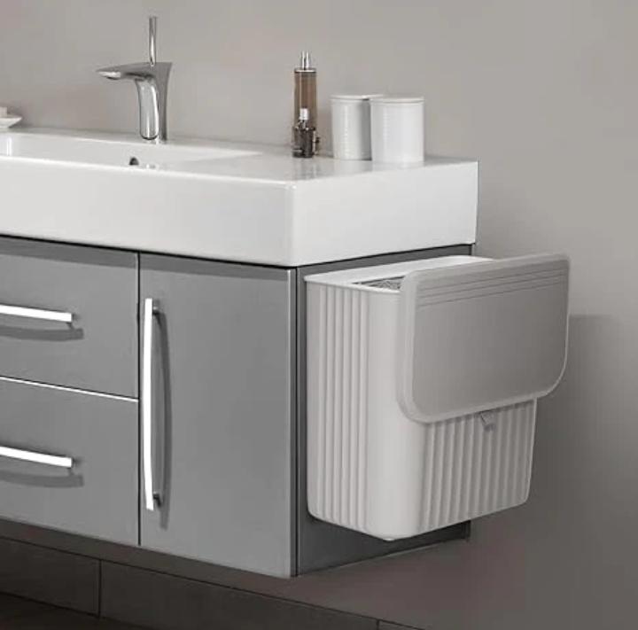 DECORA™ Cabinet Door Slide-Lid Trash Can
