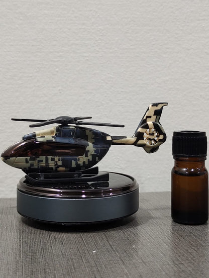 DECORA™ Solar Recon – Camo Stealth Helicopter Decor