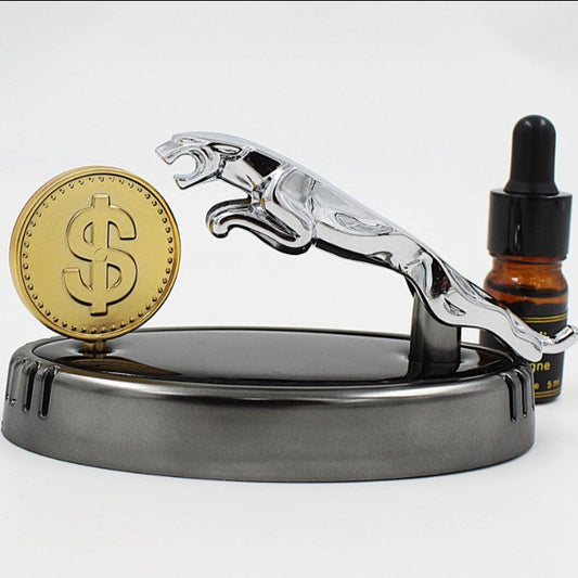 DECORA™ Solar Jaguar – Luxury Kinetic Car Fragrance