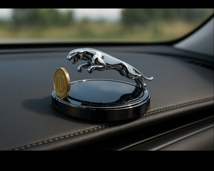 DECORA™ Solar Jaguar – Luxury Kinetic Car Fragrance