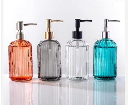 Soap Dispenser 400ml Lotion Liquid Soap Dish Dispenser Hand Soap Dispenser Bathroom Transparent Soap Dispenser Bottle