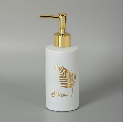 Glass Liquid Soap Dispenser for Bathroom ,Kitchen, Washbasin.