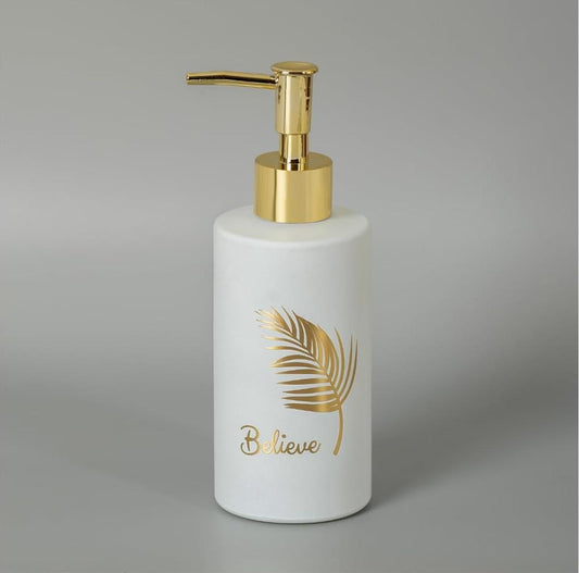Glass Liquid Soap Dispenser for Bathroom ,Kitchen, Washbasin.