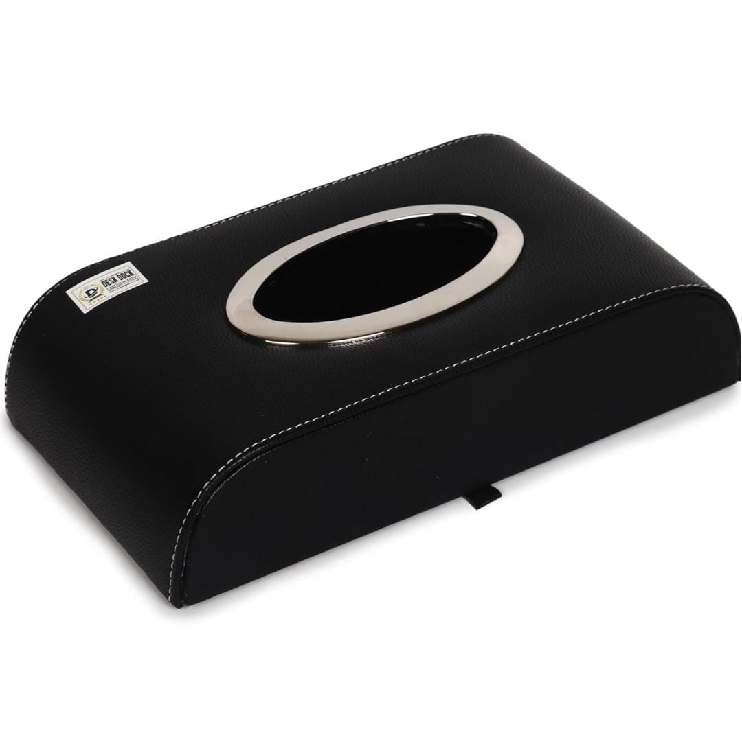 Universal Black Car Tissue Box – High Quality Leather Tissue Box