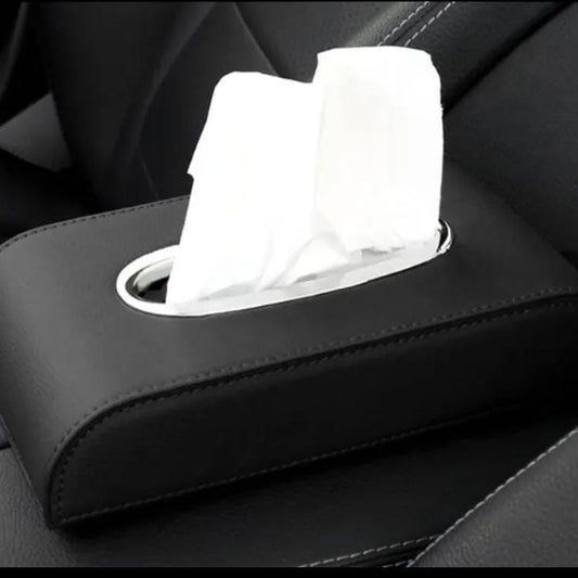 Universal Black Car Tissue Box – High Quality Leather Tissue Box