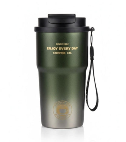Thermal mug for coffee and tea, for study, travel and gifts