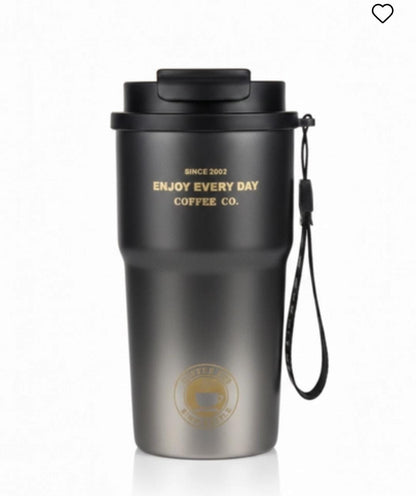 Thermal mug for coffee and tea, for study, travel and gifts