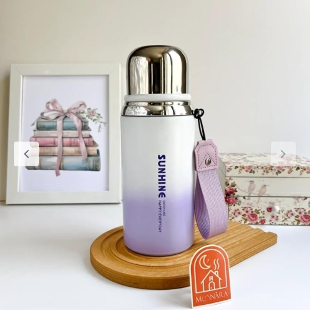 Sunshine stain less steel water bottle