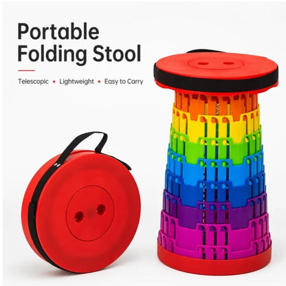 Folding Stool Heavy Duty Adjustable Camping Chair