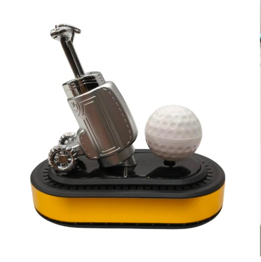 DECORA™ Solar Golf Master – Rotating Luxury Car Deco