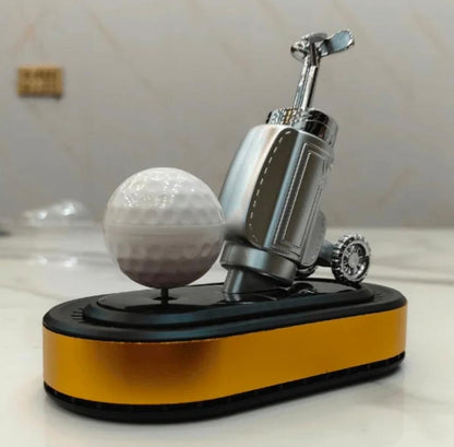 DECORA™ Solar Golf Master – Rotating Luxury Car Deco