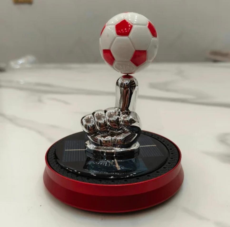 DECORA™ Solar Kick – Rotating Soccer Car Fragrance
