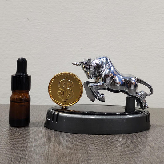 DECORA™ Solar Bull – Luxury Prosperity Car Fragrance