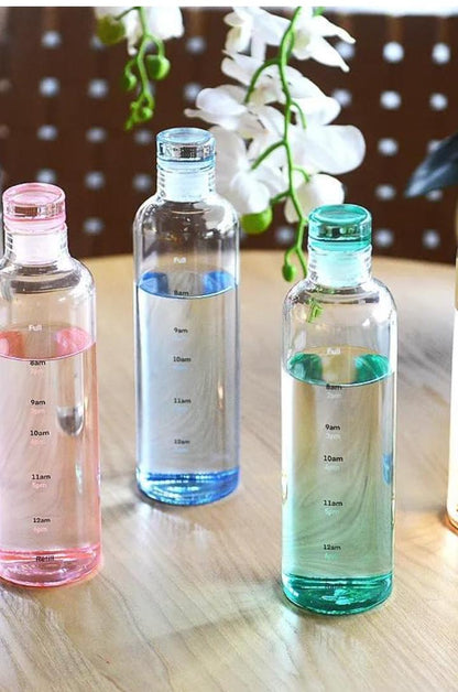 DECORA™ Sleek Goal-Setting Water Bottle ( Happy - 750ml)
