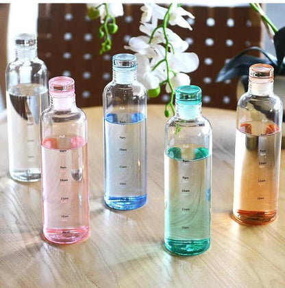 DECORA™ Sleek Goal-Setting Water Bottle ( Happy - 750ml)