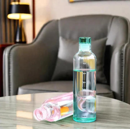 DECORA™ Sleek Goal-Setting Water Bottle ( Happy - 750ml)