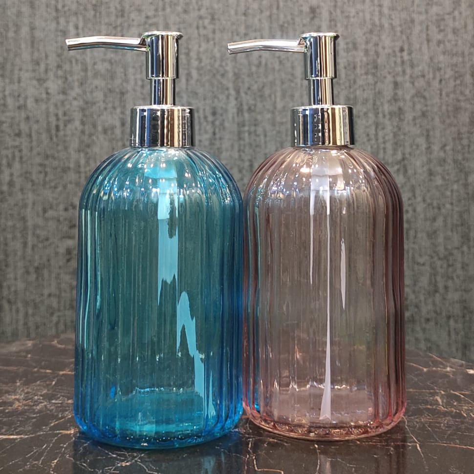 Soap Dispenser 400ml Lotion Liquid Soap Dish Dispenser Hand Soap Dispenser Bathroom Transparent Soap Dispenser Bottle