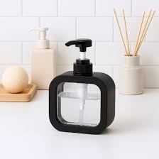 DECORA™ Premium Square Liquid Soap Dispenser – Modern Refillable Pump Bottle