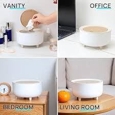 DECORA™ Mini Desktop Trash Can, Tiny Trash Can with Lid for Desk, Plastic Mini...